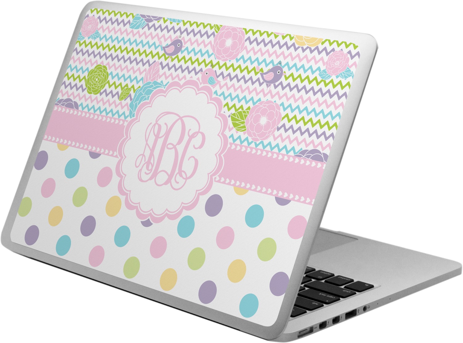 Custom Girly Girl Laptop Skin Custom Sized (Personalized