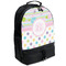 Girly Girl Large Backpack - Black - Angled View