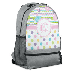 Girly Girl Backpack - Grey (Personalized)