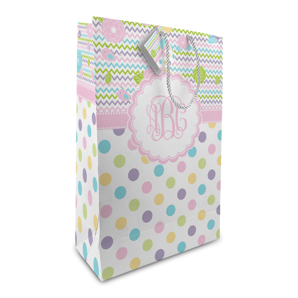 Custom Girly Girl Large Gift Bag (Personalized)