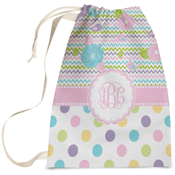Custom Girly Girl Laundry Bag - Large (Personalized)