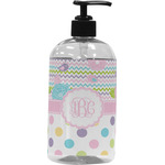 Girly Girl Plastic Soap / Lotion Dispenser (16 oz - Large - Black) (Personalized)