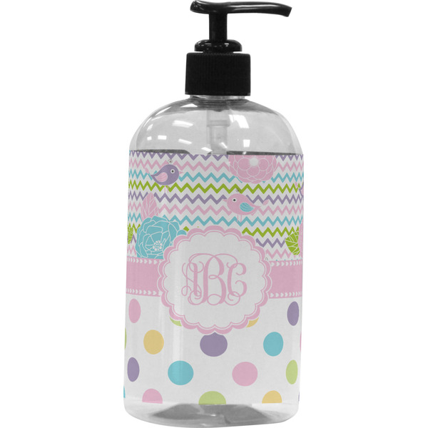 Custom Girly Girl Plastic Soap / Lotion Dispenser (Personalized)