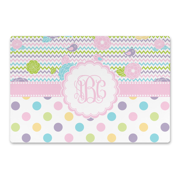 Custom Girly Girl Large Rectangle Car Magnet (Personalized)