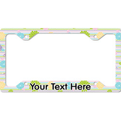 Girly Girl License Plate Frame - Style C (Personalized)