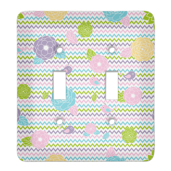 Custom Girly Girl Light Switch Cover (2 Toggle Plate)