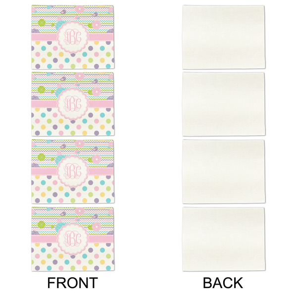 Girly Girl Linen Placemat - APPROVAL Set of 4 (single sided)