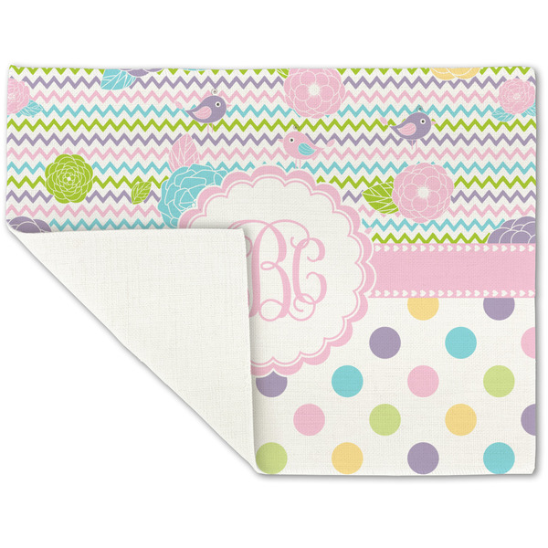 Girly Girl Linen Placemat - Folded Corner (single side)