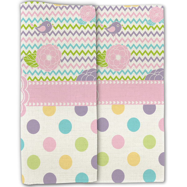 Girly Girl Linen Placemat - Folded Half (double sided)