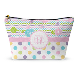 Girly Girl Makeup Bag - Large - 12.5"x7" (Personalized)