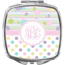 Girly Girl Compact Makeup Mirror (Personalized)