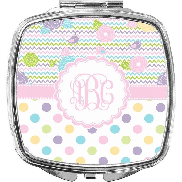 Custom Girly Girl Compact Makeup Mirror (Personalized)