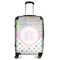 Girly Girl Suitcase - 24" Medium - Checked (Personalized)
