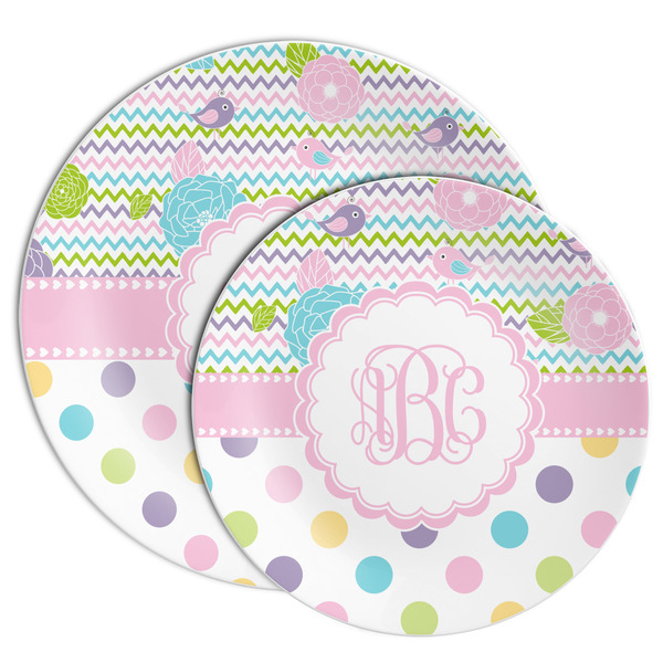 Girly Girl Melamine Plates - PARENT/MAIN