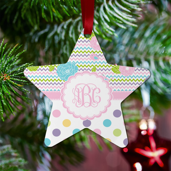 Girly Girl Metal Star Ornament - Lifestyle