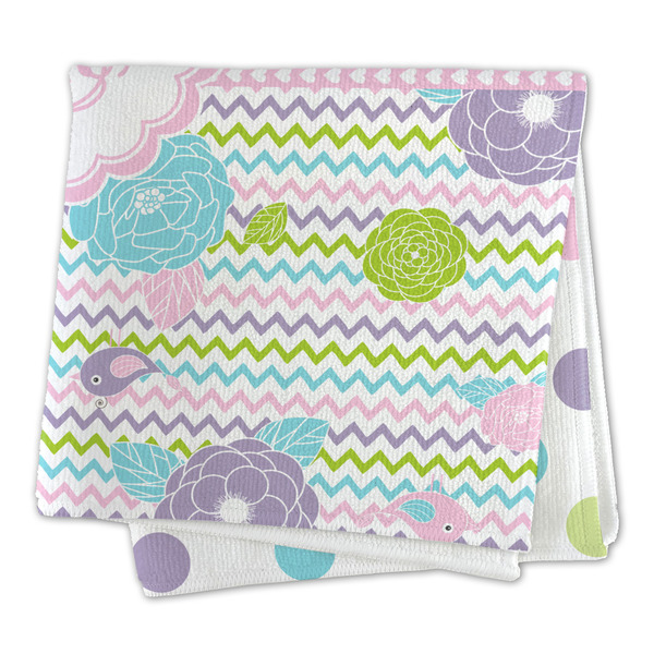 Girly Girl Microfiber Dish Rag - FOLDED (square)