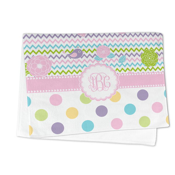 Girly Girl Microfiber Dish Towel - FOLDED HALF