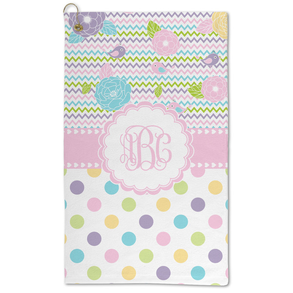 Custom Girly Girl Microfiber Golf Towel (Personalized)
