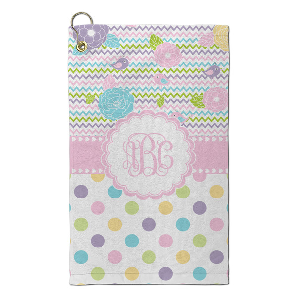 Custom Girly Girl Microfiber Golf Towel - Small (Personalized)