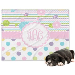 Girly Girl Dog Blanket - Large (Personalized)
