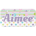 Girly Girl Mini/Bicycle License Plate (2 Holes) (Personalized)