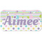 Girly Girl Mini/Bicycle License Plate (2 Holes) (Personalized)