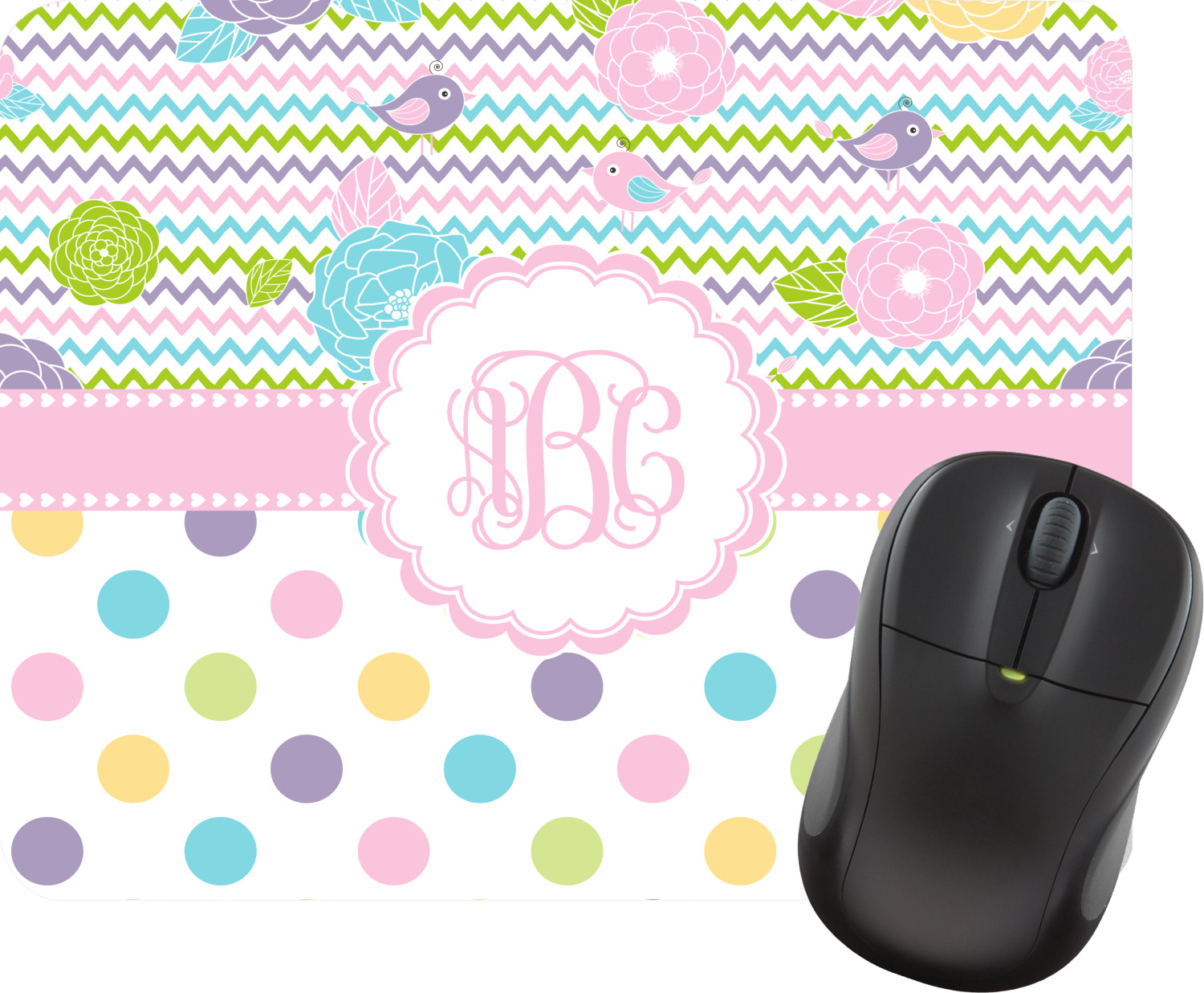 Girly Girl Mouse Pad (Personalized) YouCustomizeIt