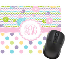 Girly Girl Rectangular Mouse Pad (Personalized)