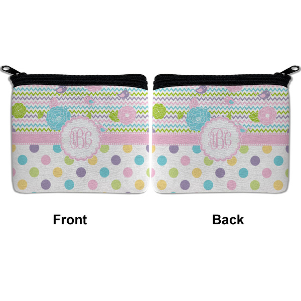 Girly Girl Neoprene Coin Purse - Front & Back (APPROVAL)
