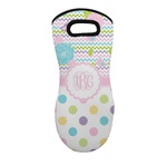 Girly Girl Neoprene Oven Mitt w/ Monograms