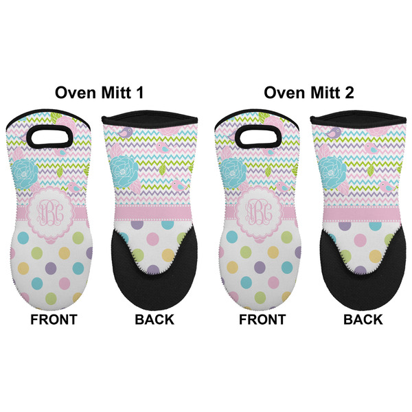 Girly Girl Neoprene Oven Mitt - Set of 2 - Approval