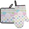 Girly Girl Right Oven Mitt & Pot Holder Set w/ Monogram