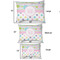 Girly Girl Outdoor Dog Beds - SIZE CHART