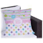 Girly Girl Outdoor Pillow - 16" (Personalized)