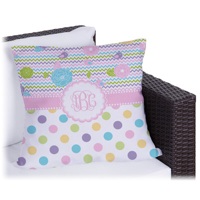 Girly Girl Outdoor Pillow (Personalized)