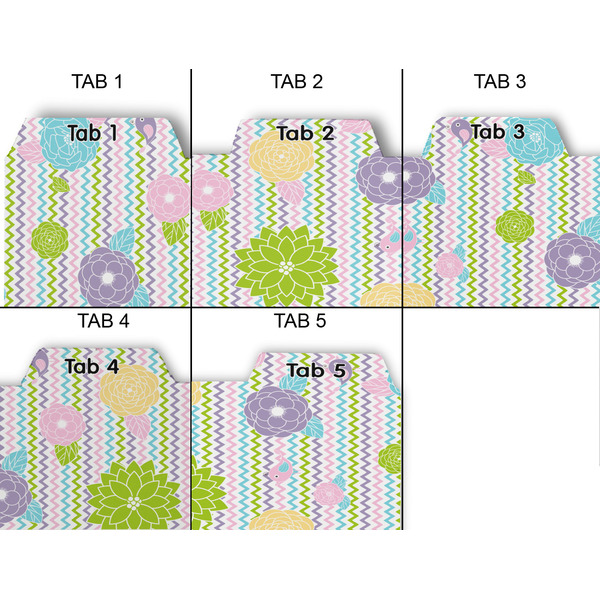 Girly Girl Page Dividers - Set of 5 - Approval