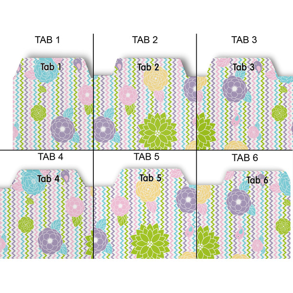 Girly Girl Page Dividers - Set of 6 - Approval
