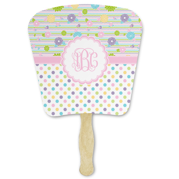 Custom Girly Girl Paper Fan (Personalized)