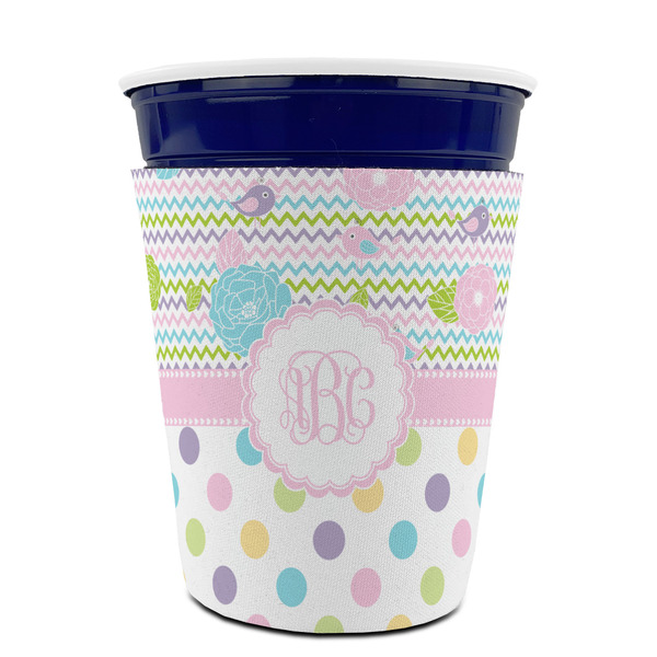 Girly Girl Party Cup Sleeves - without bottom - FRONT (on cup)