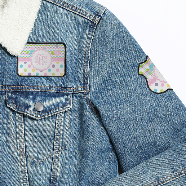Girly Girl Patches Lifestyle Jean Jacket Detail