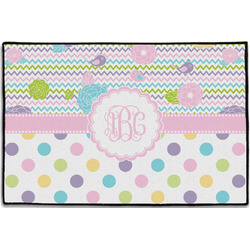 Girly Girl Door Mat - 36"x24" (Personalized)