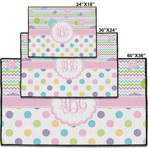 Girly Girl Personalized Door Mat - Group Parent IMF