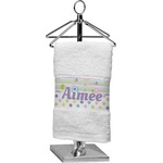 Girly Girl Cotton Finger Tip Towel (Personalized)