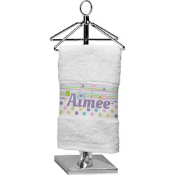 Girly Girl Cotton Finger Tip Towel (Personalized)