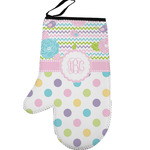 Girly Girl Left Oven Mitt (Personalized)