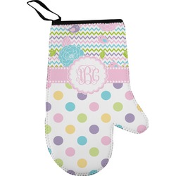 Girly Girl Right Oven Mitt (Personalized)