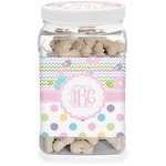 Girly Girl Dog Treat Jar (Personalized)