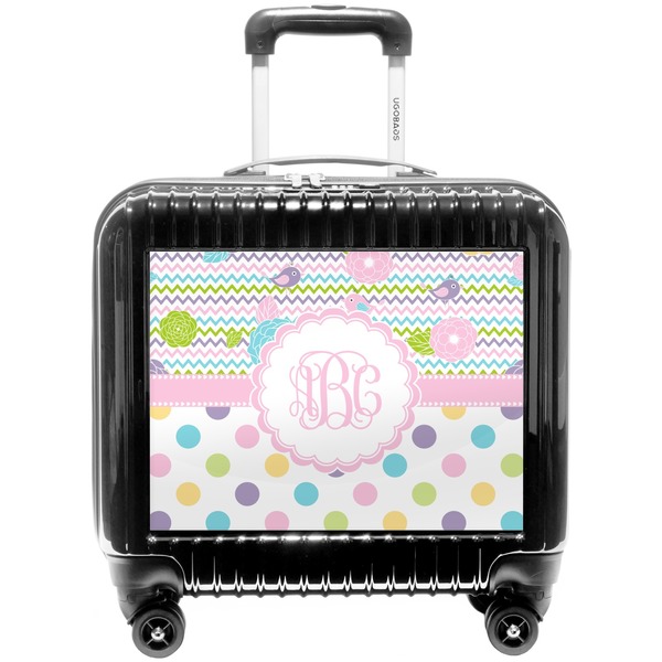 Custom Girly Girl Pilot / Flight Suitcase (Personalized)