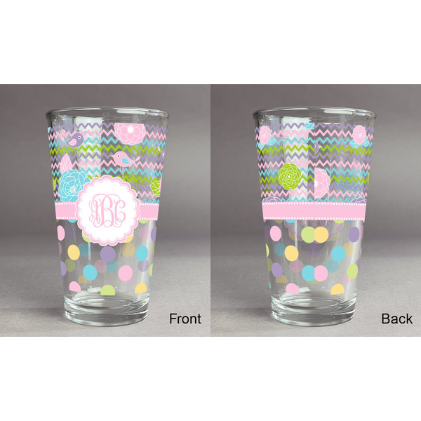 Girly Girl Pint Glass - Full Fill w Transparency - Approval