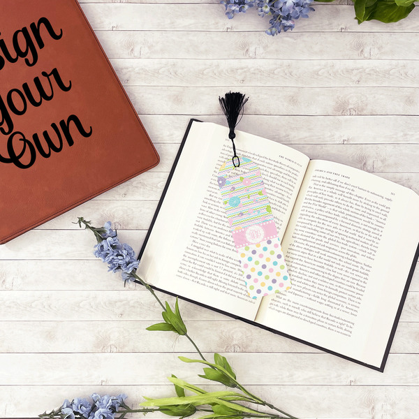 Girly Girl Plastic Bookmarks - In Context